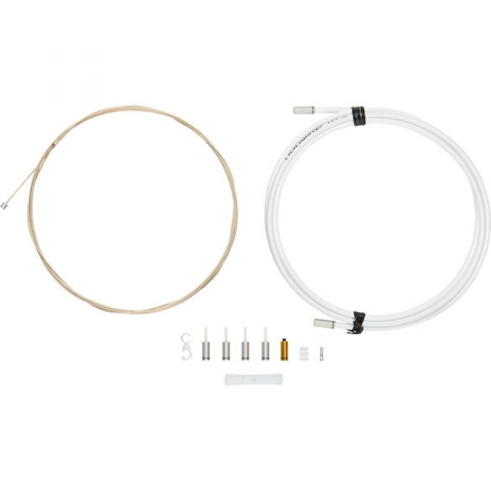 Jagwire Schaltzugset Road & Mountain Pro 1x Weiß - Präzision für Rennrad & MTB