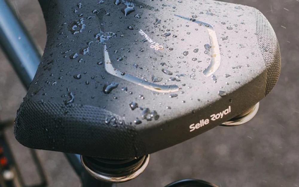 Nasser Selle Royal Lookin Evo Relaxed Fahrradsattel mit Royalgel, maximaler Komfort im aufrechten Sitz.