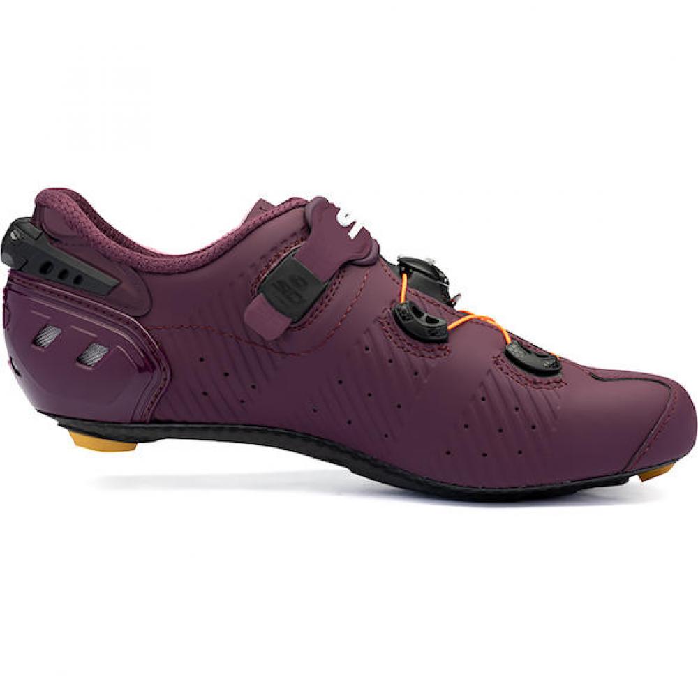 Sidi ROAD Wire 2S wine 44,5 weinrot - steifer Rennradschuh mit Carbonsohle