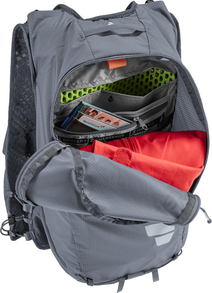 Deuter Ascender 13 Trailrunning-Rucksack 13 Liter Schwarz - Ultraleicht für Trail Runner