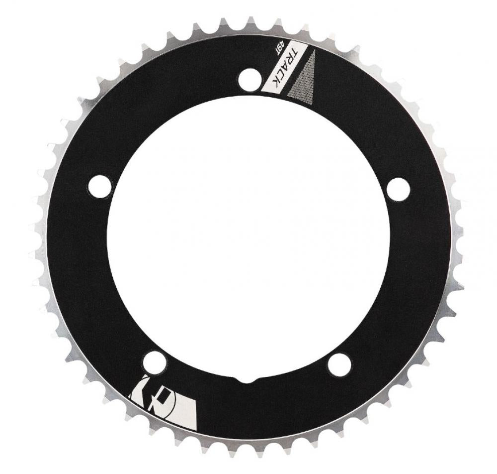 Vision Kettenblatt Track Non-Series 5-Arm 144 mm x 52 T Schwarz - CNC-gefräst AL7075/T6