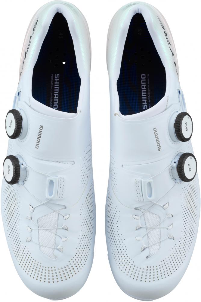 SHIMANO RC903 Rennradschuhe - SPD-SL, Damen/Herren, Wide, Größe 43, Weiß