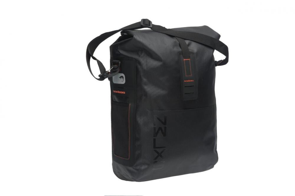 New Looxs Radtasche Varo Single Black 20L Black - wasserdichte Gepäckträgertasche