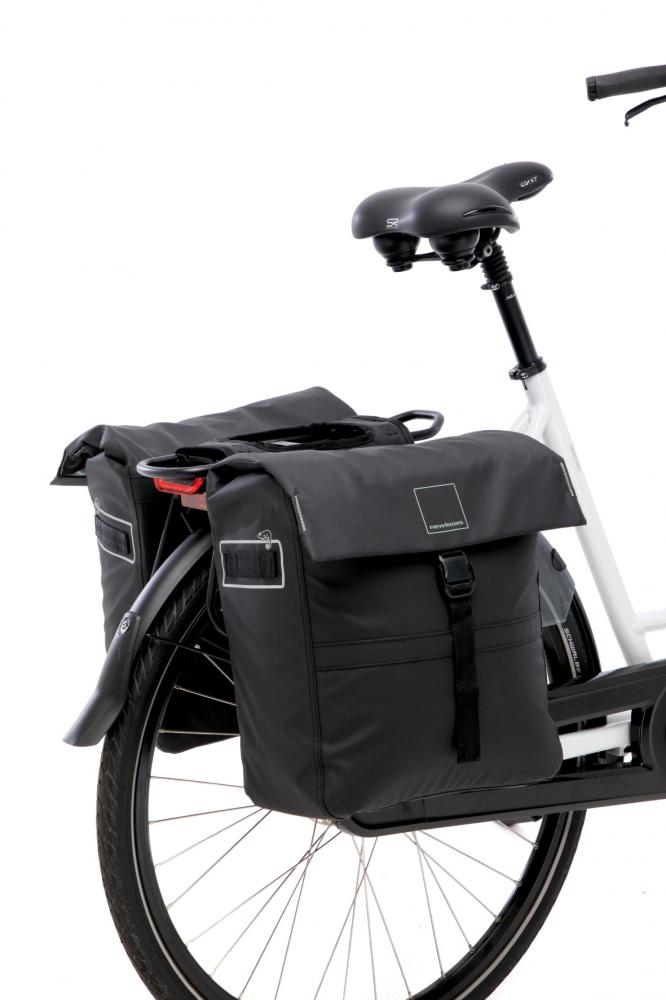 New Looxs Doppelpacktasche Leeds Double Black 2x 19L Black - clevere Gepäcklösung für Alltag und Tour