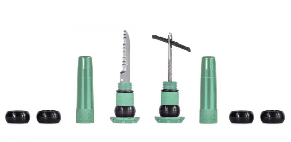 Muc Off Stealth Tubeless Puncture Plugs Türkis - Reparaturset für Tubeless-Reifen