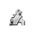 SHIMANO Bremssattel CUES BR-U6030 HR, Post-Mount, silver polished - kraftvolle Kontrolle