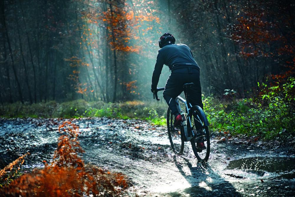 SKS Speedrocker Schutzblechset 28\" für Gravelbikes und Rennräder, Reifenbreite 23-42 mm, schwarz, Doppelspoiler vorne, ausziehbare Verlängerung hinten