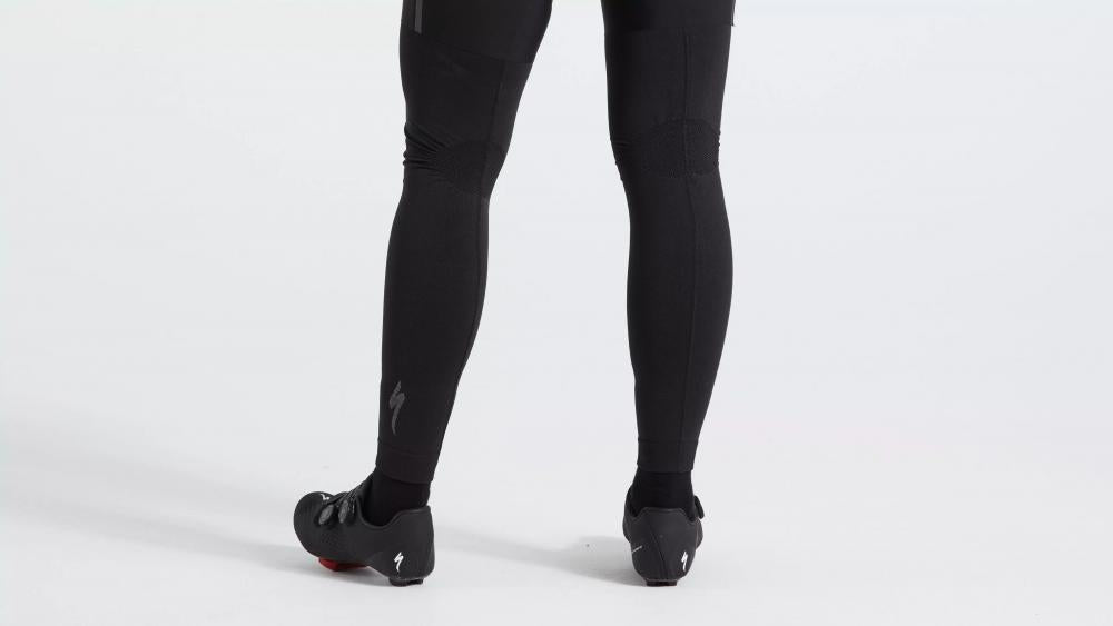 SEAMLESS LEG WARMER BLK XL/XXL - Nahtlose Beinwärmer Schwarz - Bekleidung