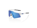 100% Speedcraft XS - Mirror Lens unis Matte White - Performance-Sportbrille für schmale Gesichter
