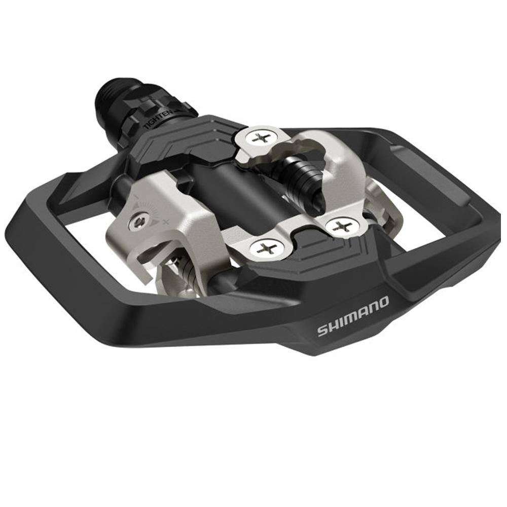 Schwarzes SHIMANO SPD Trail Klickpedal PD-ME700.