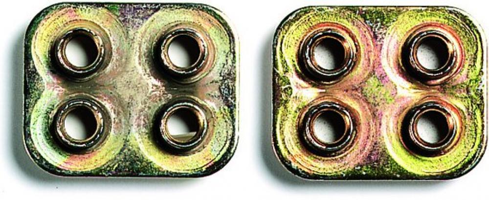 Sidi Schraubeinsätze reinforcement plate MTB One Size - stabile Cleat-Verstärkung für MTB-Schuhe