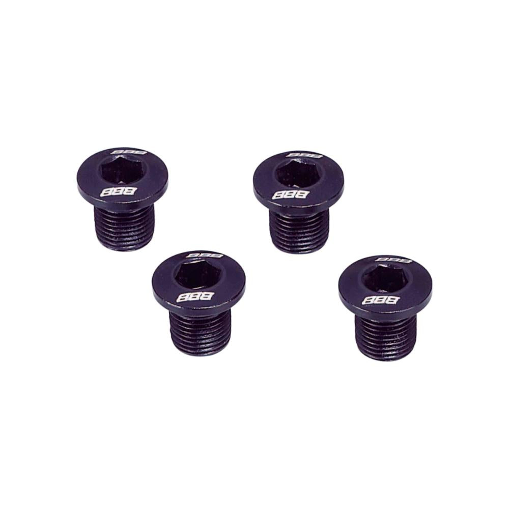BBB Cycling BBB Kettenblattschrauben SingelStars alloy bolts 8,3 mm schwarz - sichere Singlespeed-Montage