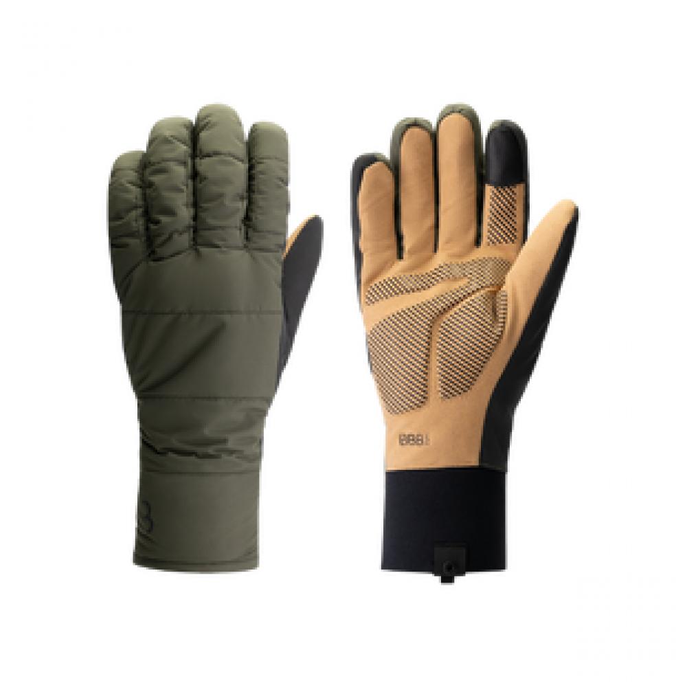 BBB Cycling winter gloves PufferShield Waterproof XXXL olive - wasserdichte Winterhandschuhe XXXL