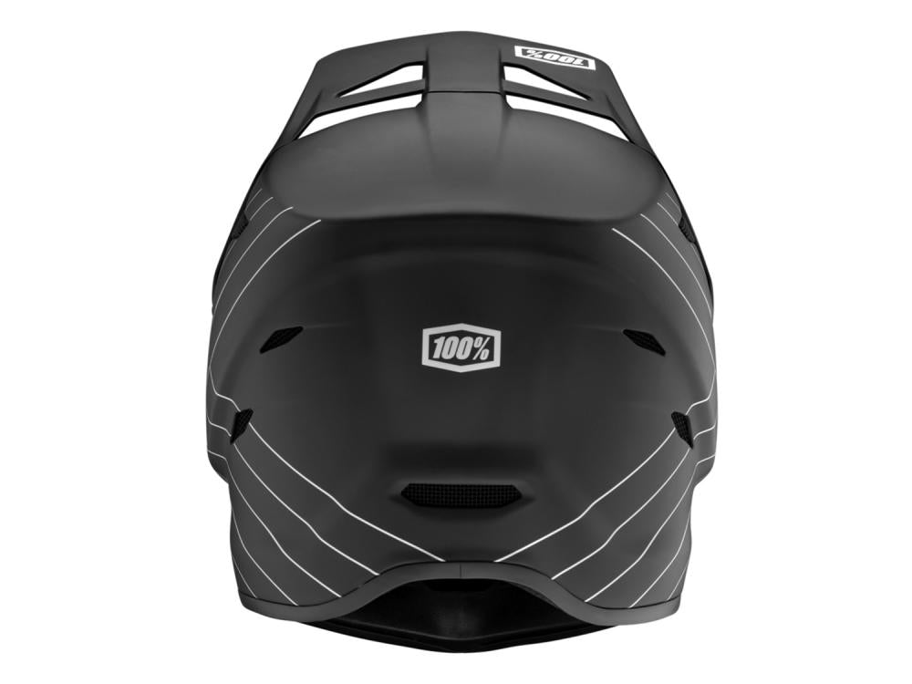 100% Status youth helmet YS black - leichter Fullface-Kinderhelm mit maximalem Schutz