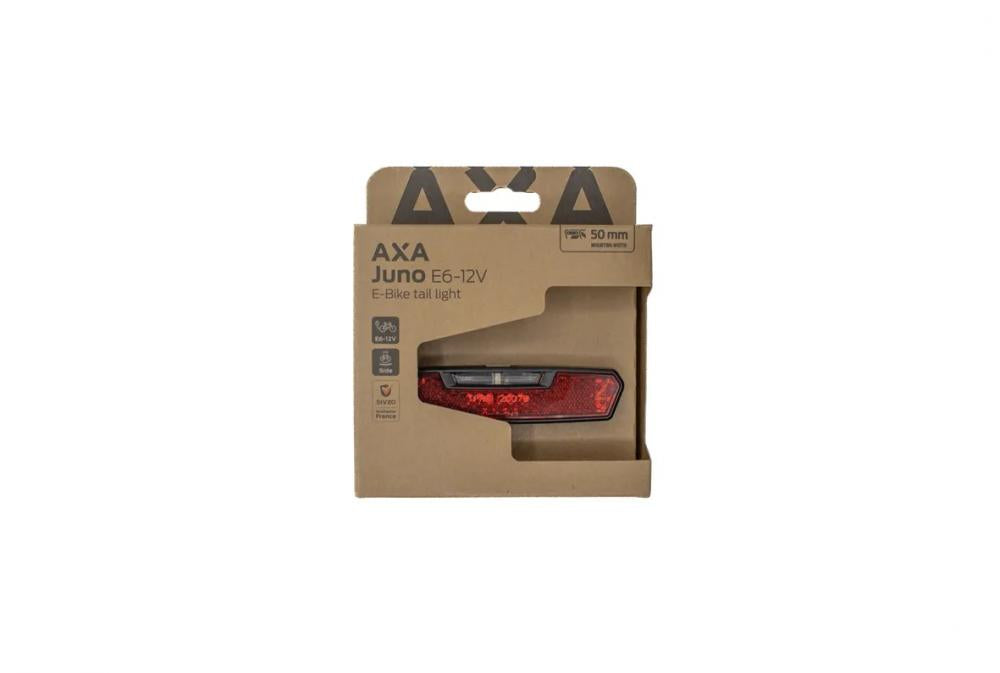 Axa E-Bike-Tr.-Rücklicht Juno 6-12V schwarz 50mm DC AXA NL 93929095SC StVZO