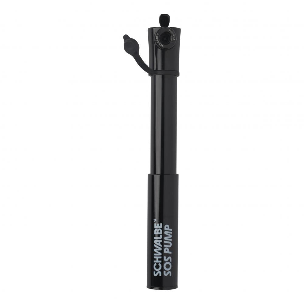 Schwalbe SOS Pump Minipumpe AV/SV/SCV 6 bar mit Rahmenhalter