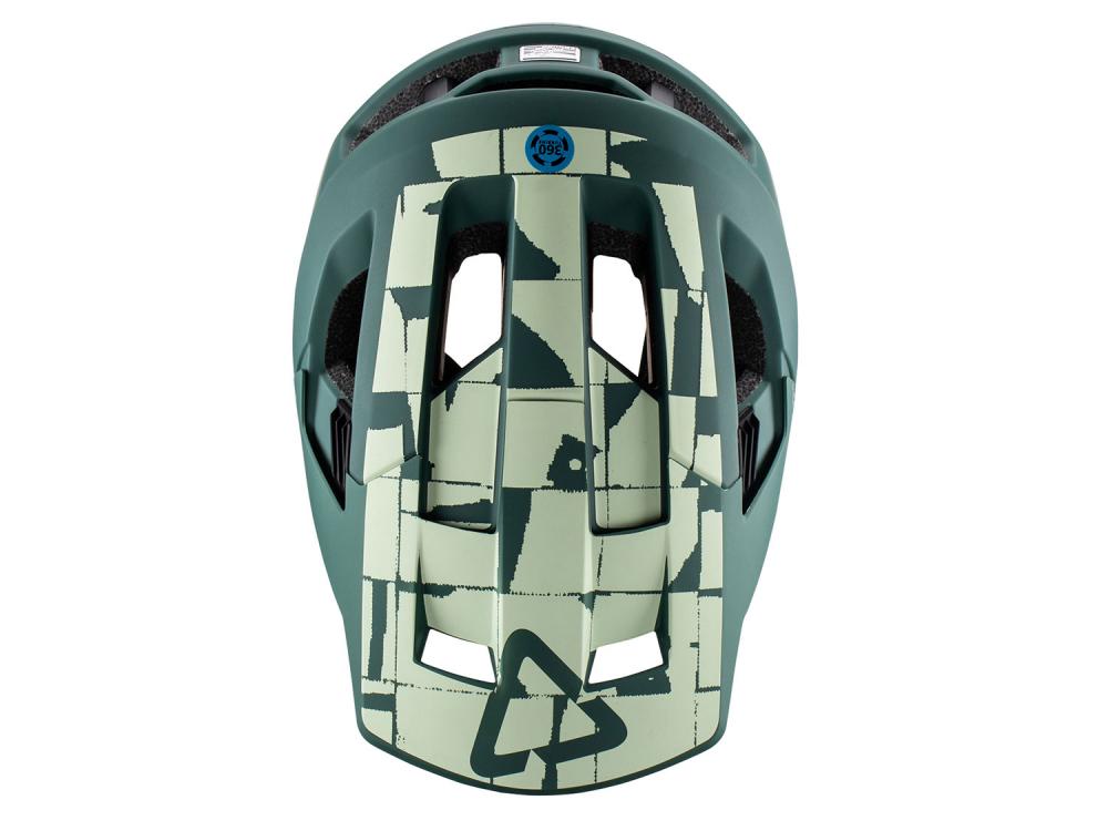 Leatt MTB All Mountain 4.0 Fahrradhelm M Ivy - 360° Turbine Technologie & Fidlock