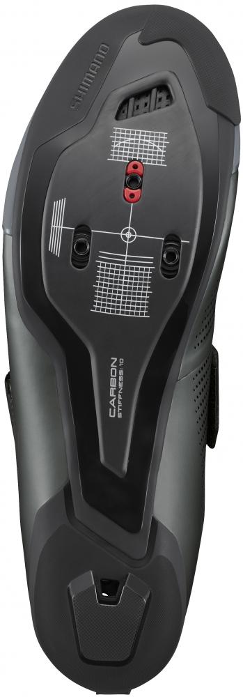 SHIMANO Fahrradschuhe TR903 Herren/Damen Road SPD-SL Fahrradschuhe Größe 48 Grau