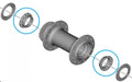 SHIMANO Kugelring WH-RS710 front 5/32" - 32"