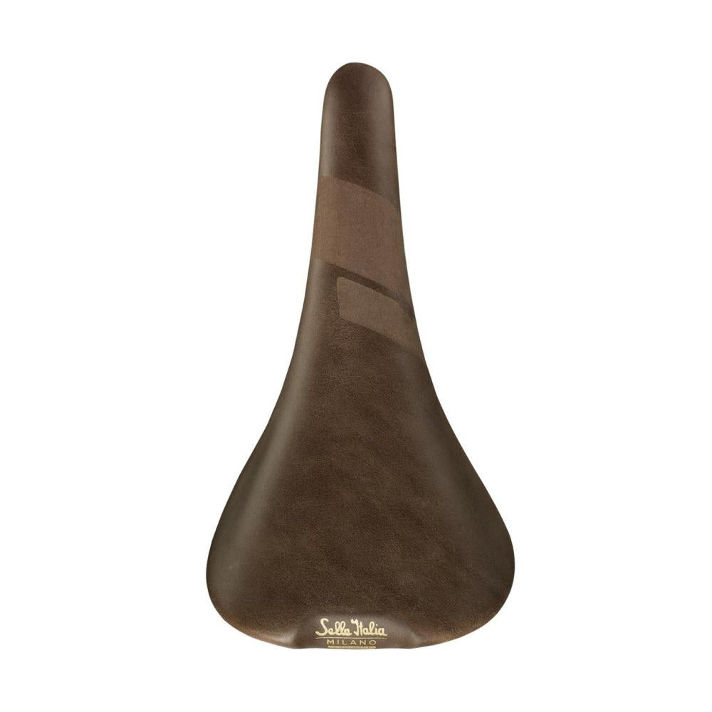 Selle Italia Flite Bullitt TI 316 Leder-Sattel L1, 146 × 280 mm, Braun