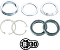 FSA Innenlager MTB BB30 68/73 Ø 30 mm Silber - leichtlaufendes Tretlager für BB30-Rahmen