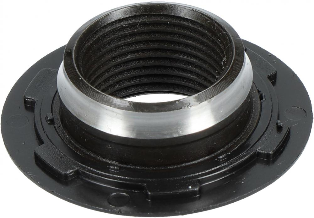 SHIMANO VR Konus komplett für Nabendynamo DH3N80, schwarzes Ersatzteil Vorderradnabe mit Gewinde.