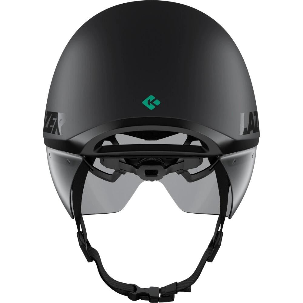 LAZER Helm Victor KinetiCore Matte Black (S) - aerodynamischer Triathlon- & Zeitfahrhelm