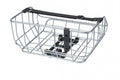 Basil Portland MIK Fahrradkorb Chrom - 43x36x22 cm - Gepäckträgerkorb mit MIK-System