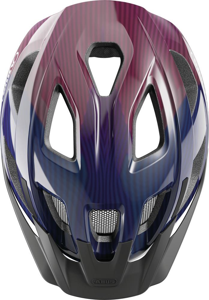 Abus Fahrradhelm Aduro 3.0 L=58-62cm purple waves