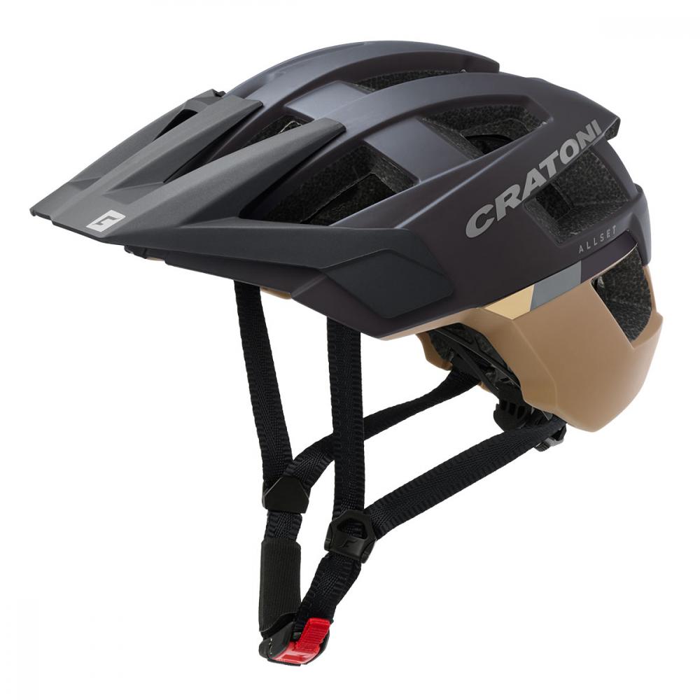Cratoni Fahrradhelm AllSet MTB dark sand matt S/M 54 bis 58cm