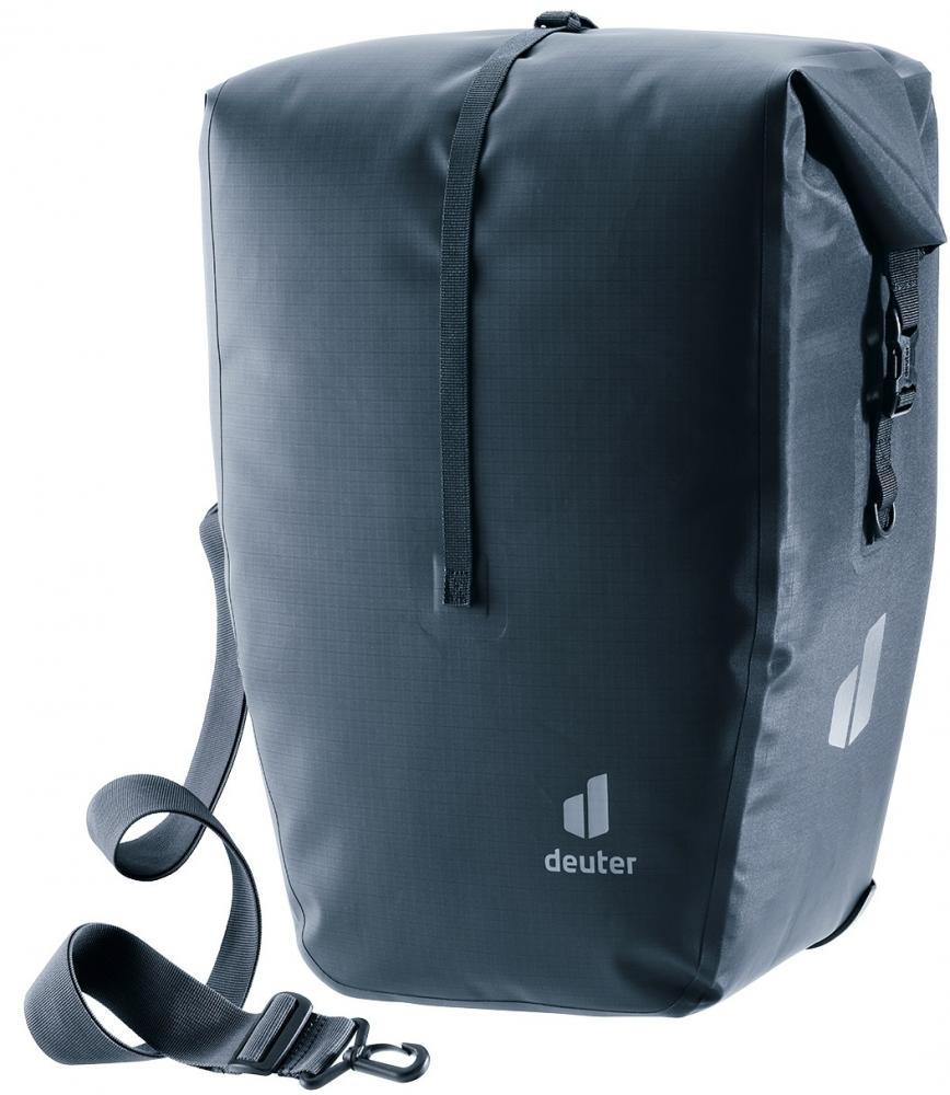 Deuter Visby 25+5 Gepäckträgertasche Schwarz - Wasserdicht IPX4 & Reflektierend