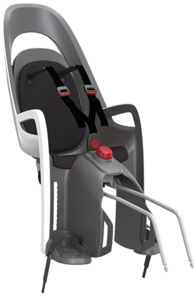 Hamax CARESS Kindersitz für Sattelrohr - bis 22 kg - Fahrrad-Kindersitz schwarz