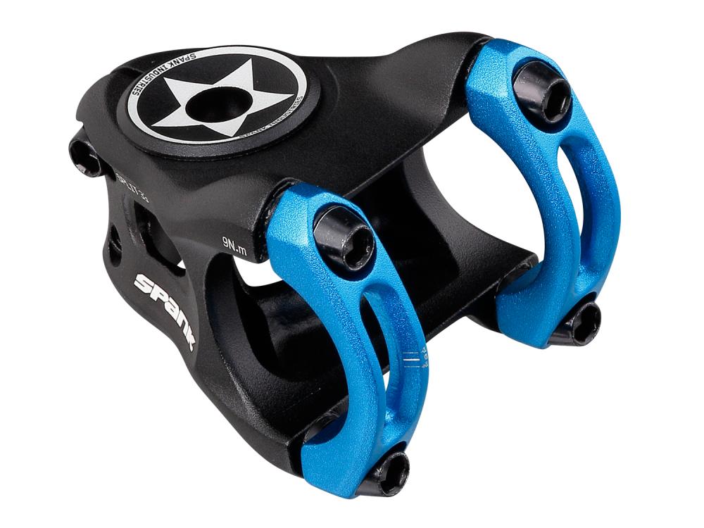 Spank Split Vorbau 31.8mm blue 38.