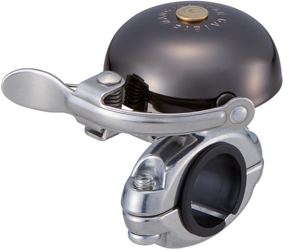 CATEYE Klingel OH-2300 Neo Black Black - laute Fahrradklingel mit klarem Klang
