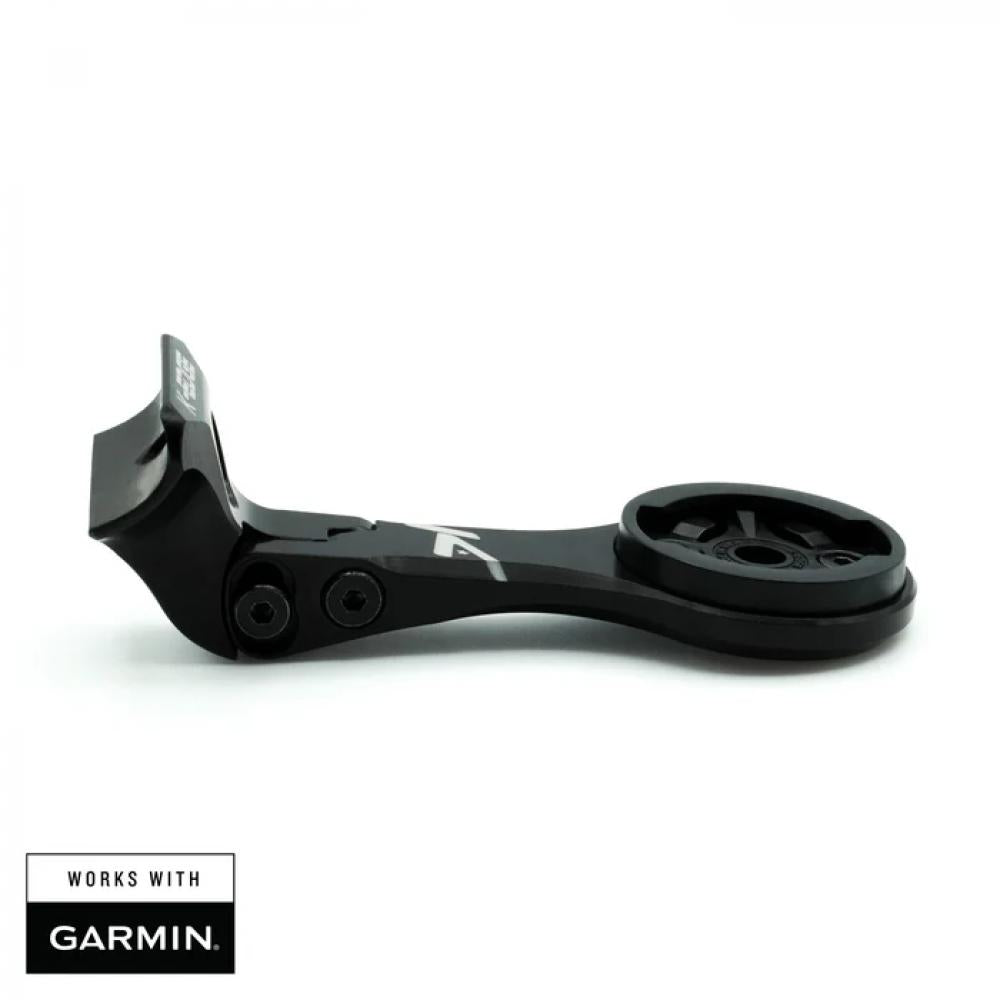 K-Edge Garmin Gen7 Madone Combo Halterung für Trek Madone SLR Gen7 Lenker, kompatibel mit Garmin Fahrradcomputern, integrierter GoPro-Halterung, CNC-gefräst, schwarz eloxiert