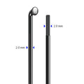 cnSpoke Speiche STD14C 284mm Ø=2,0mm 95° schwarz 100 Stück Edelstahl ohne Nippel