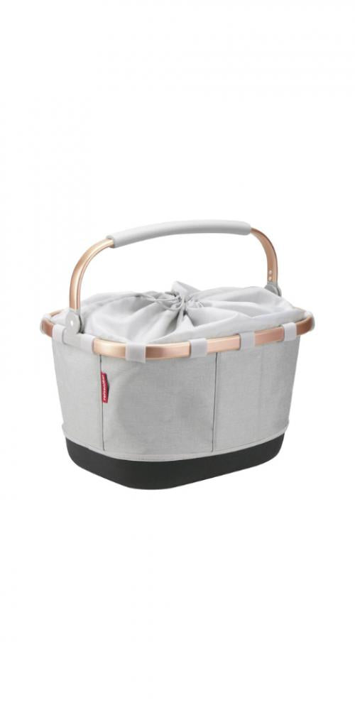KLICKfix Carrybag GT Fahrradkorb UniKlip Twist Sky Rose 42x28x33 cm, 24L, abnehmbar