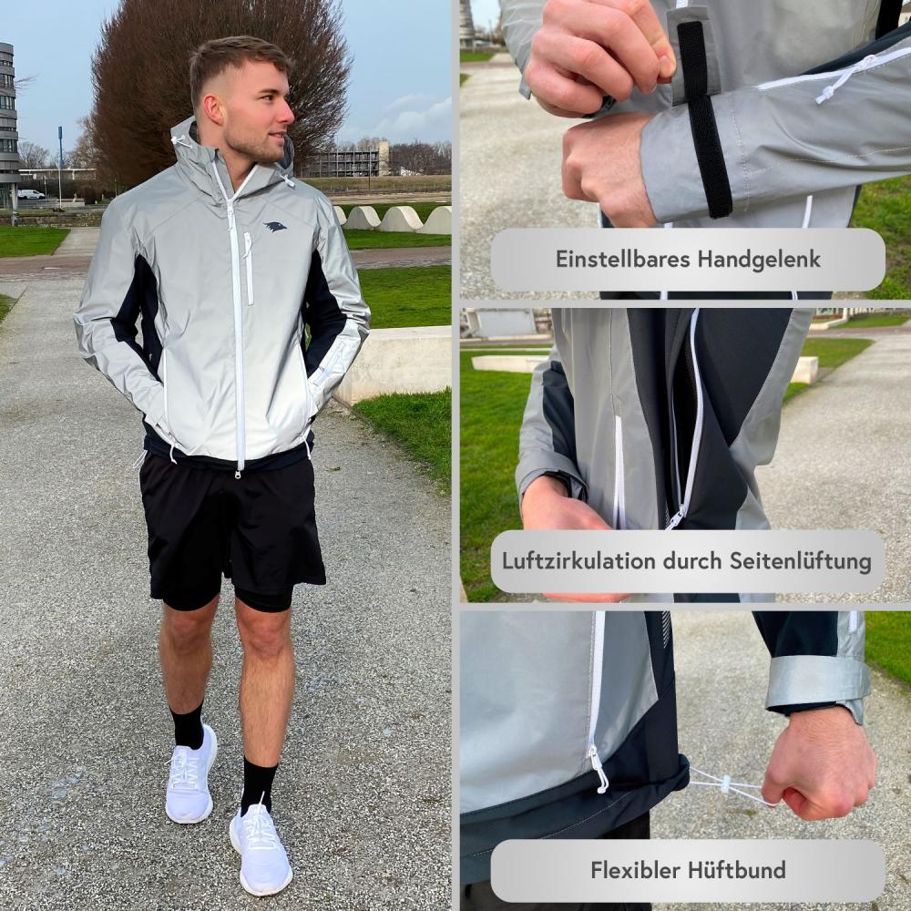 Valkental Herrenjacke Softshell 3XL grau