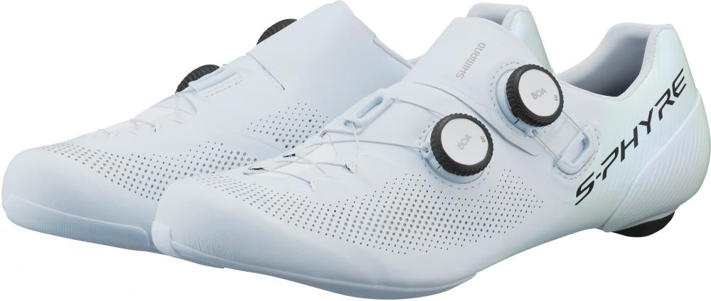 SHIMANO RC903 Rennradschuhe - SPD-SL, Damen/Herren, Wide, Größe 43, Weiß