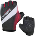 CHIBA Solar II - Radhandschuhe kurzfinger schwarz/rot, Größe S, atmungsaktiv