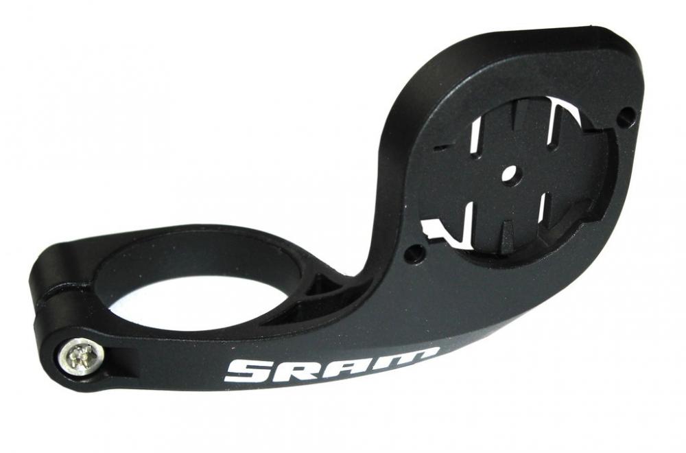SRAM Computerhalterung Road 31,8mm für Garmin/Mio Radcomputer, schwarze Lenkerhalterung für optimierte Sicht.