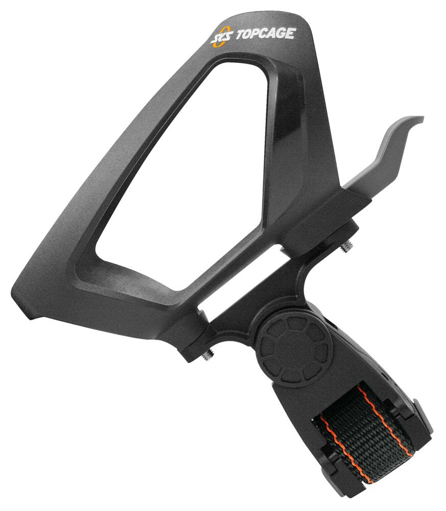 SKS Flaschenhalter-Adapter mit Quick-Release-Befestigung - einstellbarem Gurt und Winkelverstellung für flexible Montage an Sattelstütze Vorbau oder Rahmen