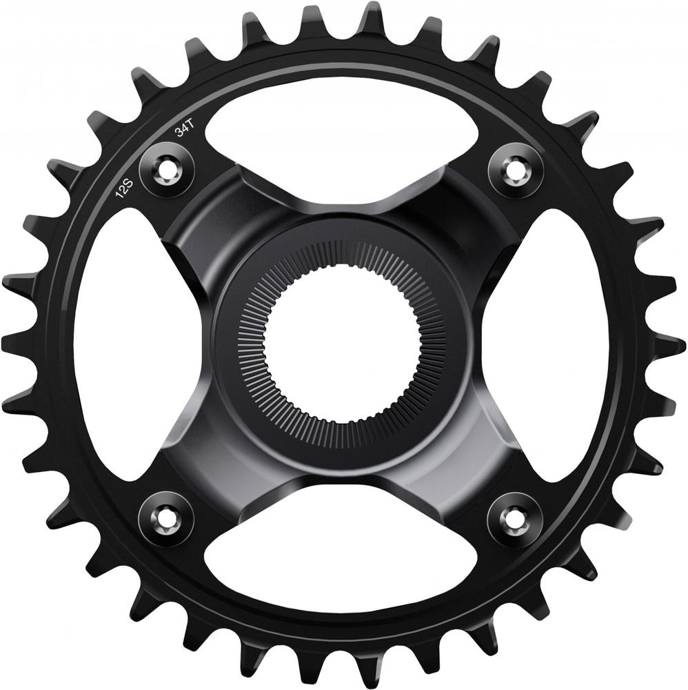 SHIMANO Kettenblatt E8000 SM-CRE80 34Z 56,5 mm - optimierte Performance für E-MTB-Antriebe