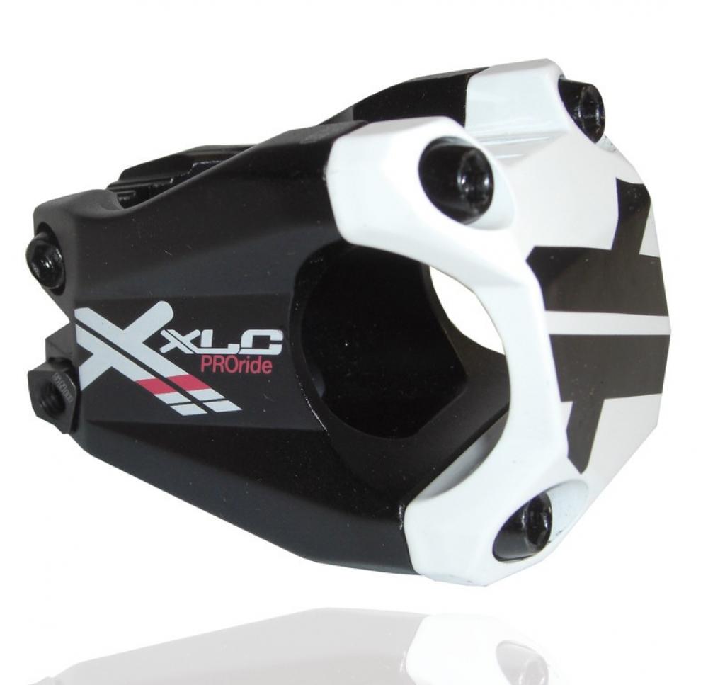 XLC Pro Ride Ahead-Vorbau ST-F02 Alu schwarz/weiß 15° 1 1/8\" Ø 31,8mm 40mm