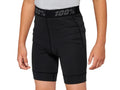 100% Ridecamp Youth Short w/ Liner 28" black - bequeme MTB-Kinder-Shorts mit Innenhose