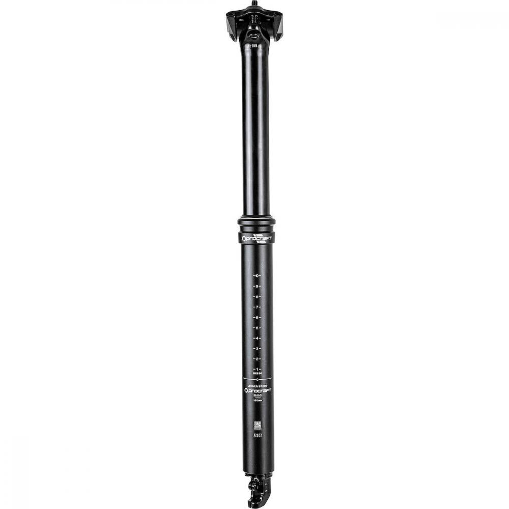 Procraft Vario-Sattelstütze Drop Pro 30,9 x 412 mm Schwarz - präzise Höhenverstellung