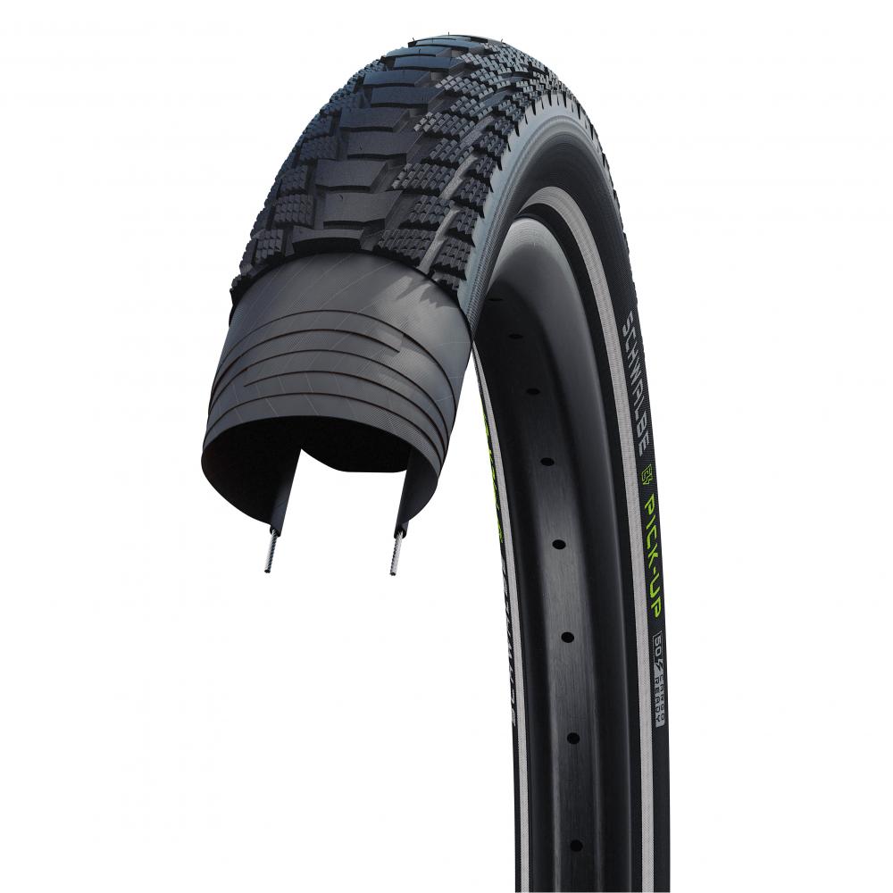 Schwalbe Reifen Pick-Up 26x2.60\" 65-559 schwarz Reflex E-50 HS609 Draht