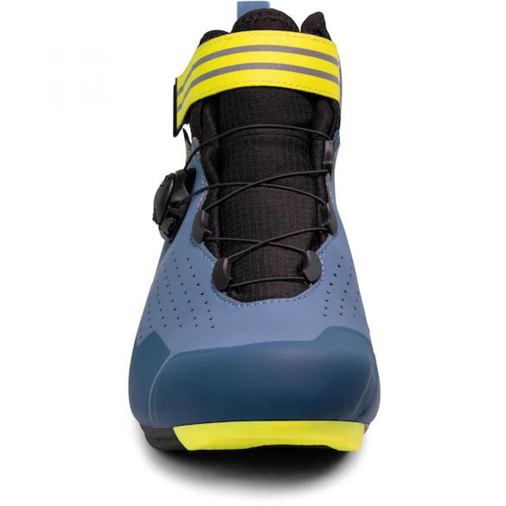 Sidi ROAD Nix navy/yellow fluo 39 Blau/neongelb - warmer Rennradschuh mit Carbonsohle