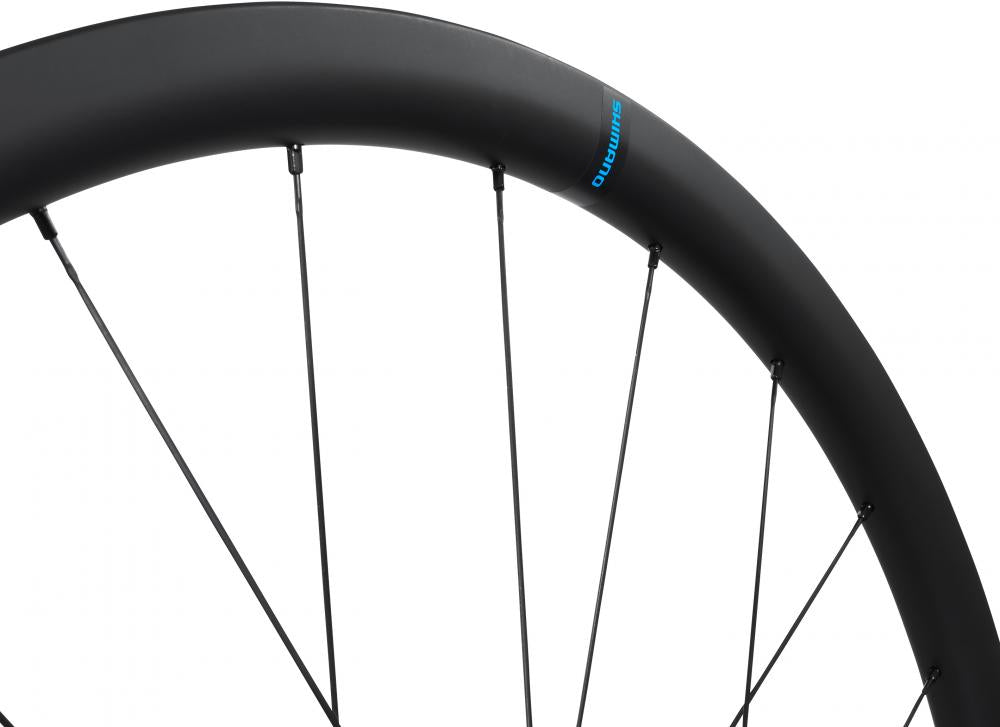 SHIMANO Laufradsatz WH-RS710 C32 TL - Tubeless-ready Rennrad-Laufradsatz 28" 24 Loch Center-Lock 100x12 mm