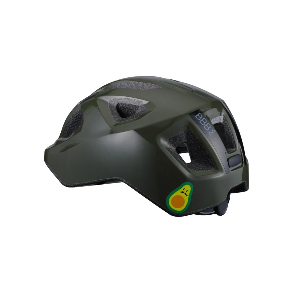 BBB Cycling Helm Hero S (46-52cm) grün avocado - sicherer Kinder-Fahrradhelm